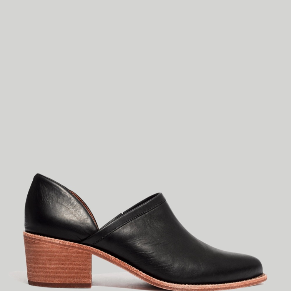 The Brady Lowcut Bootie in Leather 8 fits like 8.5 NWT Madewell